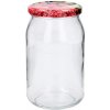 Sklenené zaváracie poháre 900 ml s viečkami 82 mm – sada 8 ks