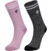 Columbia dámske ponožky 2PP THERMAL CREW čierna ružová
