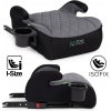 Ecotoys Detský podsedák do auta ISOFIX i-Size s držiakom na nápoje, pre výšku 125–150 cm šedý