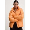Bunda Columbia Puffect Jacket dámska, zimná, 1864781 oranžová M