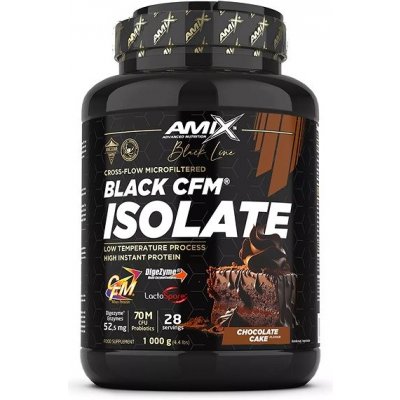 Amix Nutrition Black Line Black CFM® Isolate 1000 g, chocolate cake