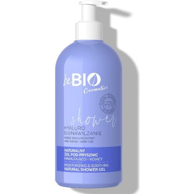 beBIO Hyaluro bioMoisture hydratačný sprchový gél 350 ml