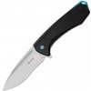 Buck Ruckus Stonewashed D2 Black & Blue Aluminium Framelock BU-0713BLS