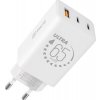 OBAL:ME GaN Cestovná Nabíjačka USB-A + 2xUSB-C 65W White