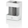 KELA KELA Držiak na zubné kefky Cube polyresin biela KL-23693 (KL-23693)