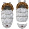 Tutumi Teddy GROW-UP, detský spací vak 105x50 cm, biela, NAZ-12316