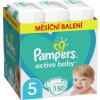 PAMPERS Active Baby Plienky jednorazové 5 (11-16 kg) 150 ks - MESAČNÁ ZÁSOBA 910981