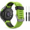 eses Silikónový remienok pre Garmin dierkovaný - Zeleno čierny, 15 mm