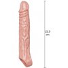 Get Real by ToyJoy Extension Sleeve X-Large, telový návlek na penis 22,5 x 4 cm
