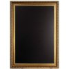 Nástenná popisovacia tabuľa GOLD 65x85 cm, zlatý ozdobný rám