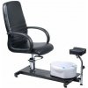 Pedikérske kreslo s masážnym prístrojom na nohy BW-100 čierne