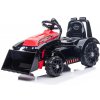 JOKO Elektrický traktor Buldozér G320 s pohyblivou Radlicou, červený