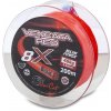 Uni Cat Pletená šnúra 8 X Vencata Red 0,60mm 57kg 200m
