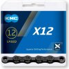 KMC Reťaž KMC X12 BLACKTECH 126ČL - Čierna