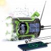 SOLÁRNE RÁDIO PRE NÚDZOVÉ SITUÁCIE S POWERBANKOU A SVETLOM - AM/FM/SOS - KEMPING