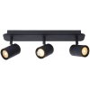 Lucide LENNERT Wall spotlight 3x5W/GU10 Matt Black 26958/15/30