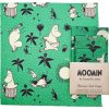 Gustaf och Linnea Voskované obrúsky Moomin Tending the earth, 3ks