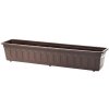 Plastkon Garden truhlík hnedý 40 cm