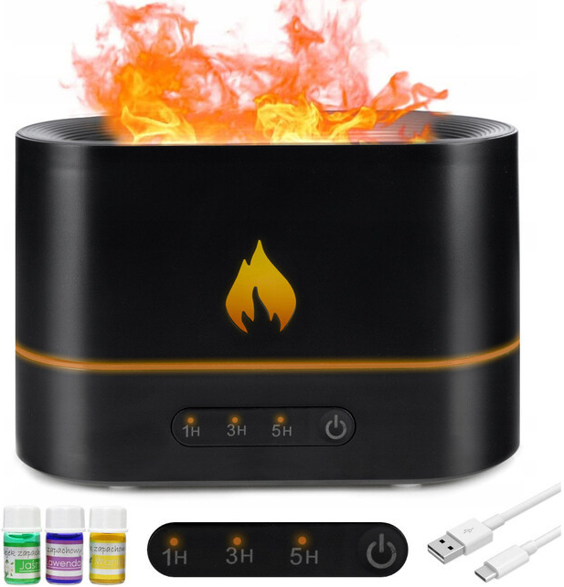 Dexxer Aróma difuzér Flame osviežovač a zvlhčovač vzduchu s vonnými olejmi 250 ml