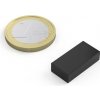 Neodymový magnet kváder 20 × 10 × 5 mm, v epoxide, sila 5,5 kg