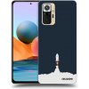 Picasee silikónový čierny obal pre Xiaomi Redmi Note 10 Pro - Astronaut 2