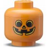 Úložný box LEGO úložná hlava (mini) - tekvica (5711938247287)
