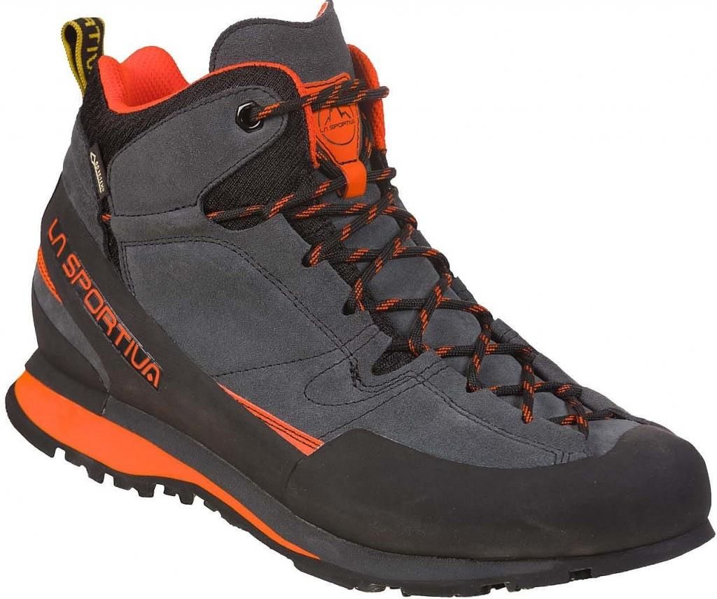 La Sportiva boulder x mid gtx sivé oranžové