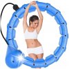 Hula hoop so závažím a kovovým ložiskom - modrá modrá