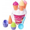Androni Sada na piesok zmrzlina a cup cake ružové vedierko