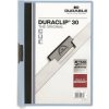 Rýchloviazač, s klipom, A4, DURABLE DURACLIP 30, modrý