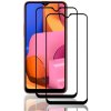 3x Picasee 3D ochranné tvrdené sklo s rámčekom pre Samsung Galaxy A20s - čierné - 2+1 zdarma 199012
