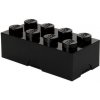 LEGO® box na desiatu 100x200x75mm čierny