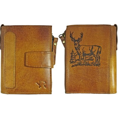 Rovicky Peňaženka kožená so zapínaním Deer