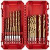 MILWAUKEE Sada vrtákov do kovu RED HEX SHOCKWAVE HSS-G TiN O 19 ks