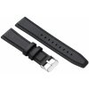 Niceboy Watch band 22mm, čierna koža