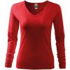 MALFINI ELEGANCE 127 / Dámske tričko s dlhým rukávom - červená XL