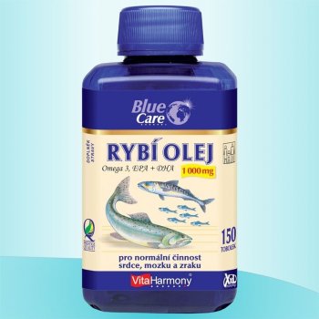 VitaHarmony Rybí olej Omega 3 1000 mg 150 kapsúl