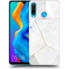 Picasee silikónový čierny obal pre Huawei P30 Lite - White tile