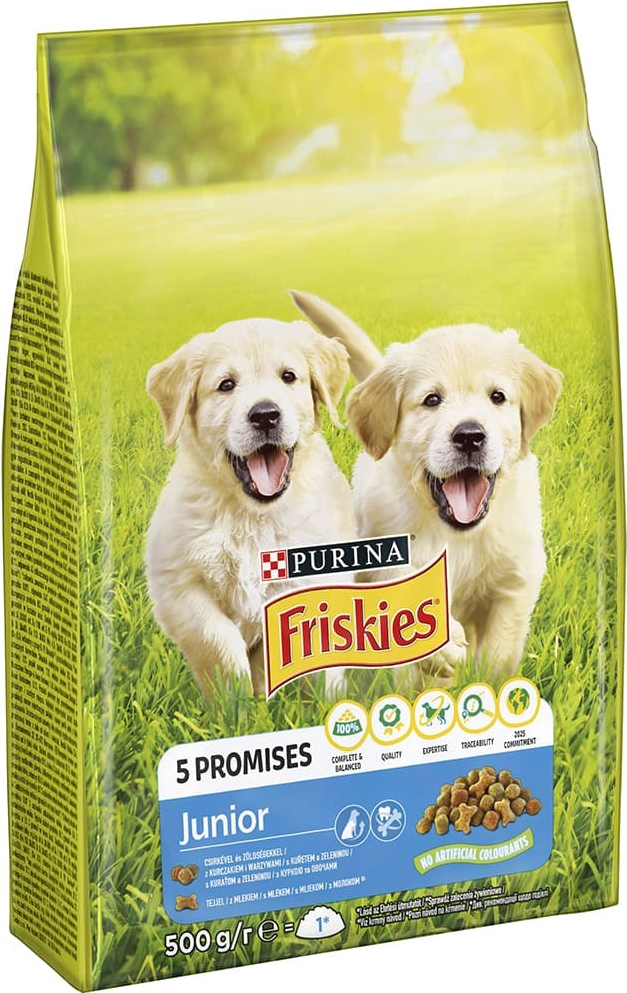 Friskies Junior s kuraťom mliekom a zeleninou 15 kg