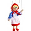 Drevená marioneta Karkulka, 20 cm
