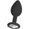 Ouch! by Shots Silicone Butt Plug with Removable Jewelry