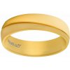Silvego Snubný prsteň Glamis z chirurgickej ocele pre mužov aj ženy pozlátený 18 kt žltým zlatom RRC8453GPM
