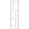 Instalprojekt - Kúpeľňový radiátor MONDRIAN - Farba radiátora - Biela, Pripojenie radiátora - Spodná centrálne pripojenie D50, Rozmer radiátora HL - 600 x 1740 mm, výkon 618 W RADMON601735SP