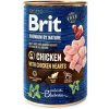 Brit Premium by Nature dog Chicken with Hearts 6 x 400 g konzerva