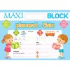 Maxi Blok - písmená a čísla