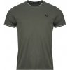 Fred Perry Tričká s krátkym rukávom TWIN TIPPED T-SHIRT Zelená