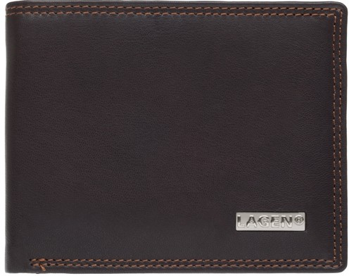 Lagen pánska kožená peňaženka LG 1789 BRN hnědá