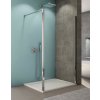 SANSWISS TOP-LINE S TOPF2 140cm pevná sprchová stena (walk-in, aj bočná do kombinácie) - 04 – biela - 22 – sklo matné Durlux
