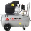 Tagred Tagred Olejový kompresor 50L, 300 l/min, 9 bar, rebrované valce