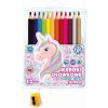 Školské farbičky JUMBO 12ks + strúhadlo UNICORN, 312221007